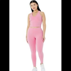 Aloyoga Parisian pink leggings